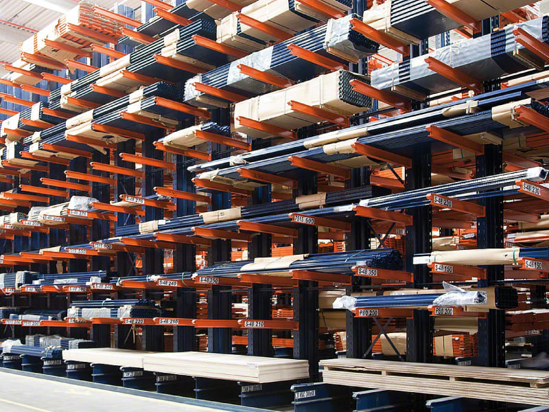 Structural cantilever racks